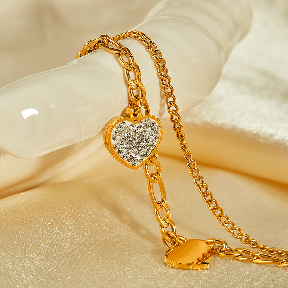 The Luxe Heart Charm Set