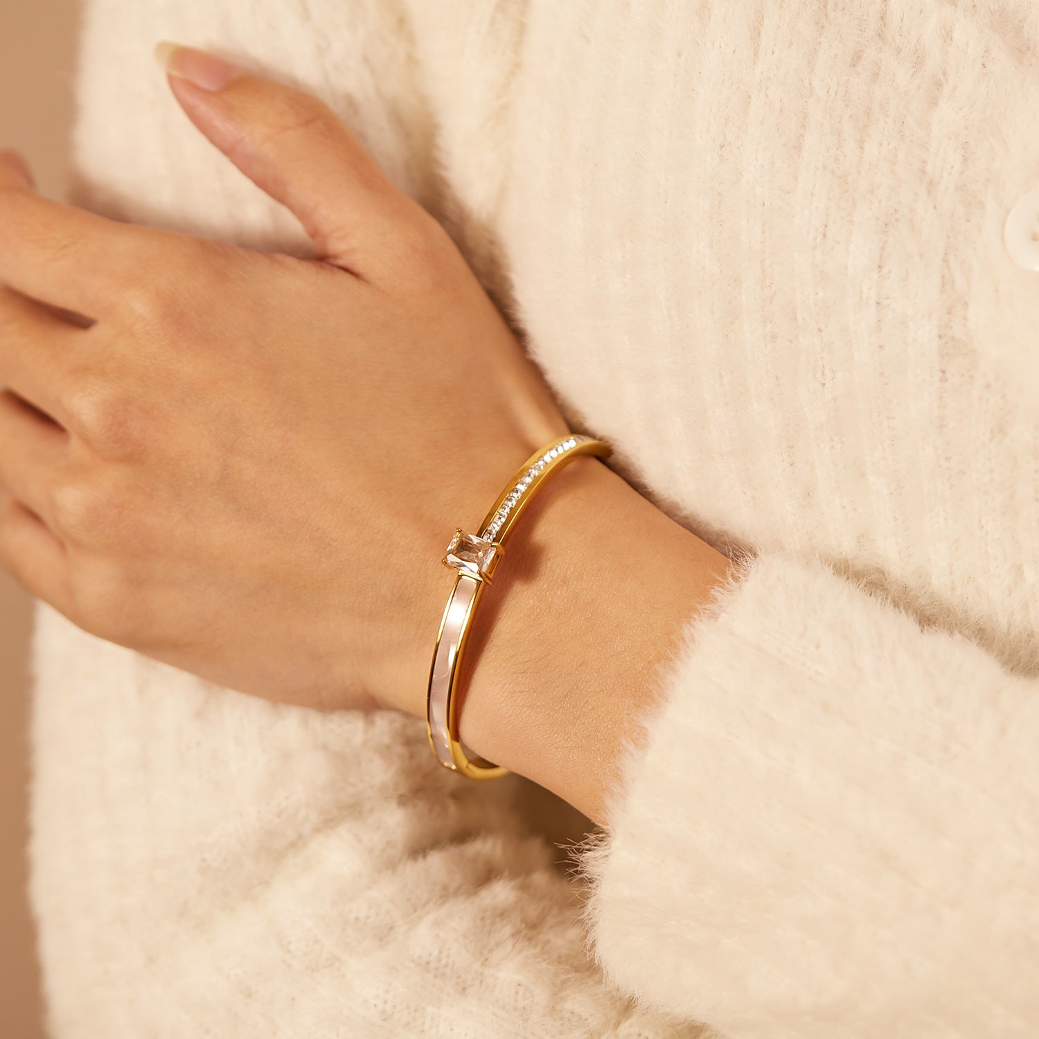 Radiant Elegance Bangle Bracelet