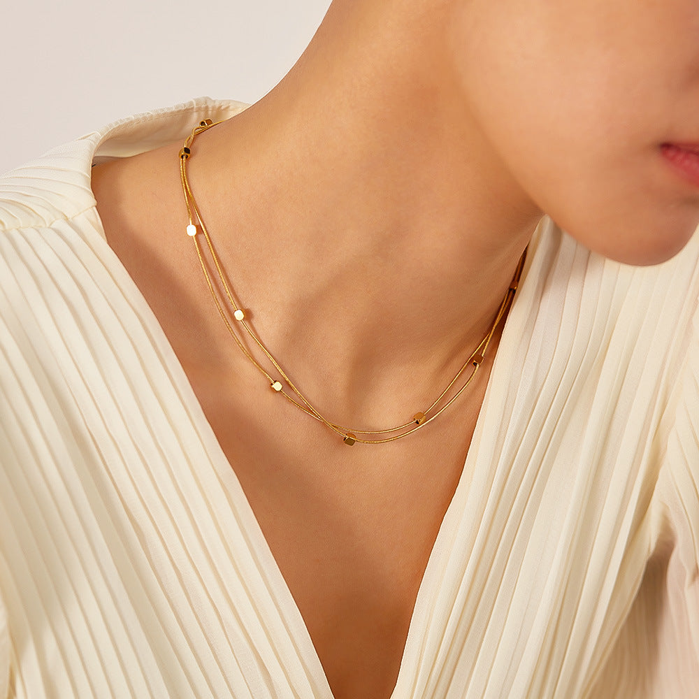 Lustrous Glow Jewelry Set β Necklace, Earrings & Ring Trio