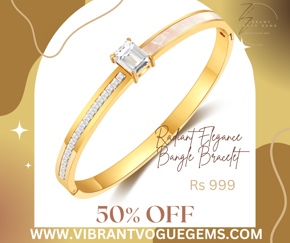 Radiant Elegance Bangle Bracelet
