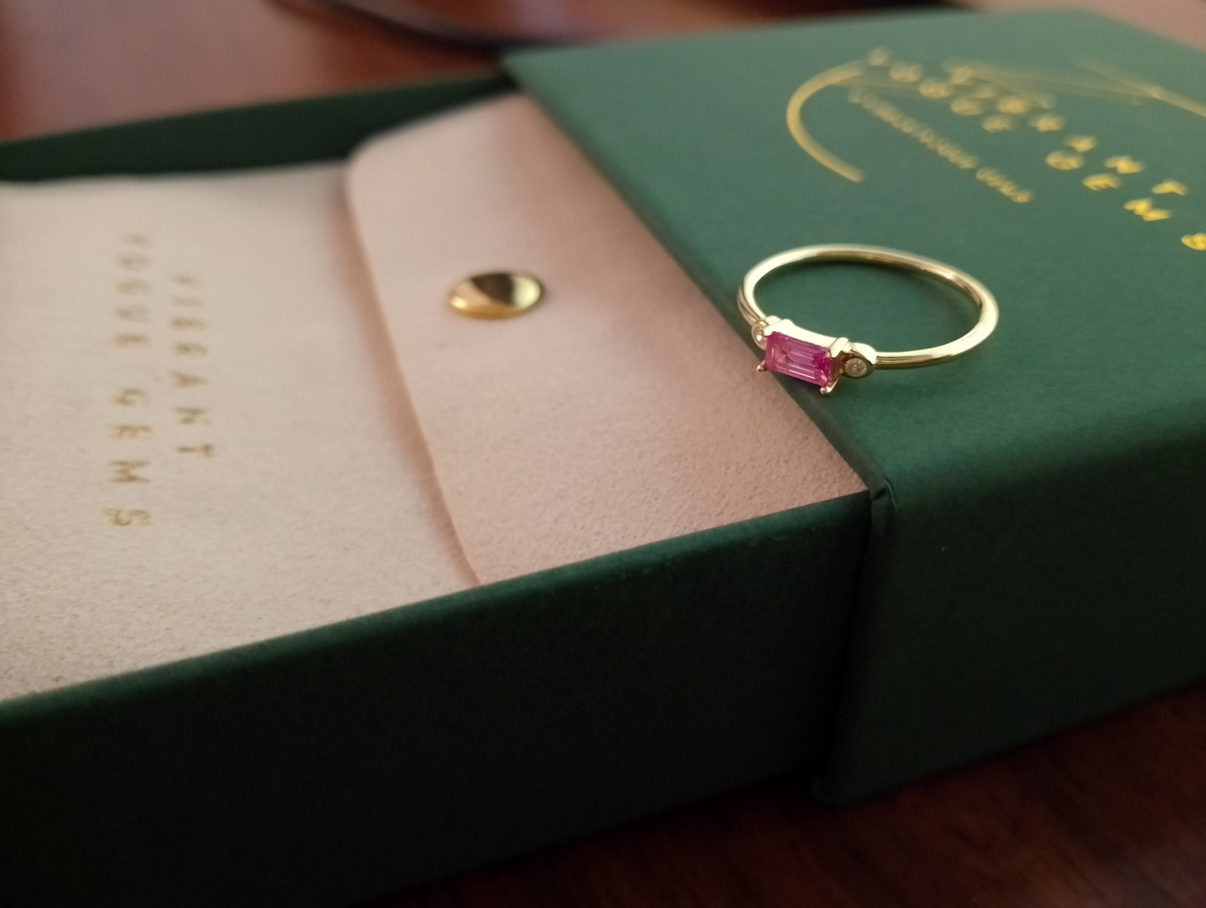 Radiant Rectangular Elegance Ring