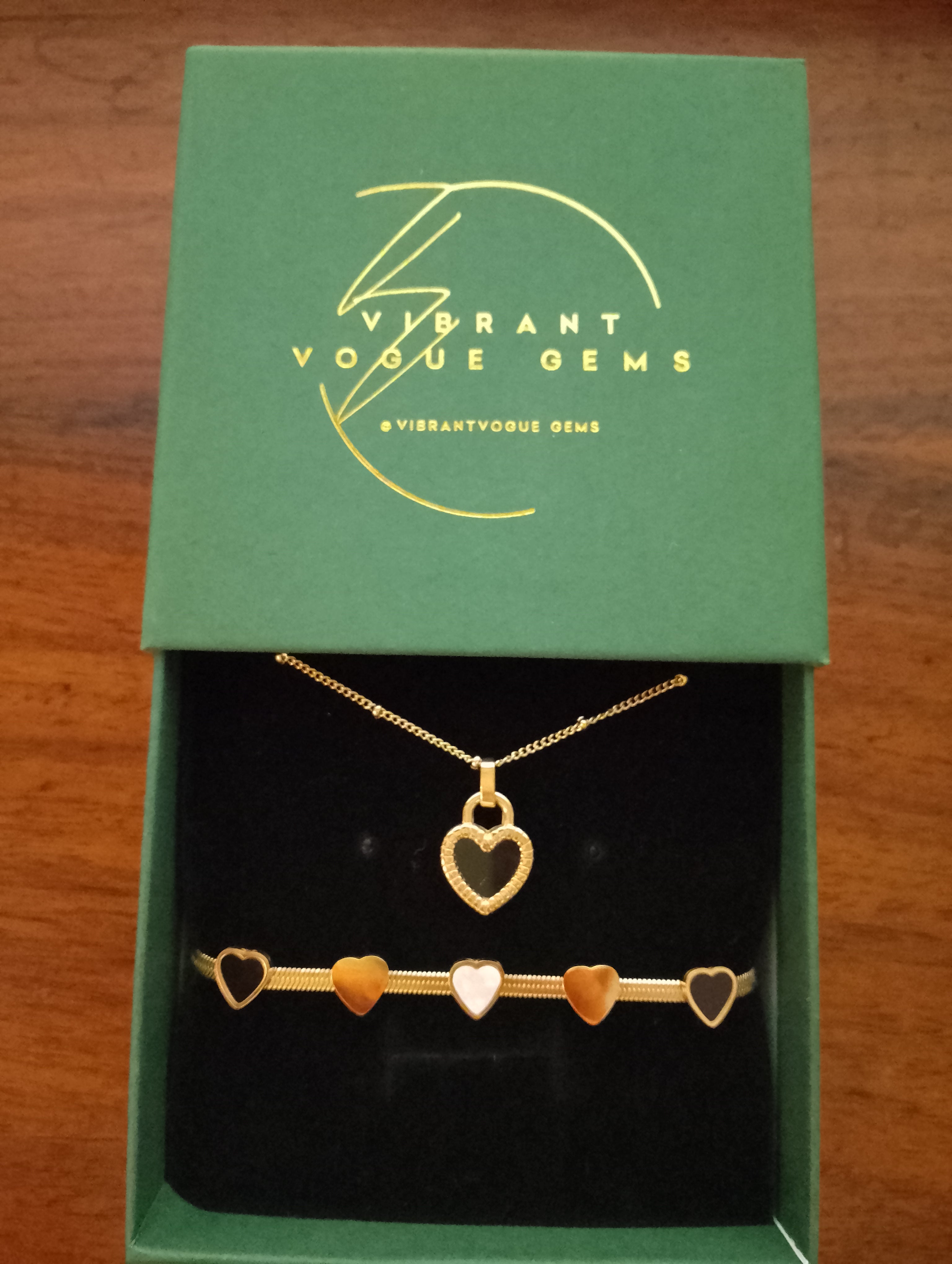 The Heartfelt Harmony Bundle - Radiant Chain and Charmed Bracelet