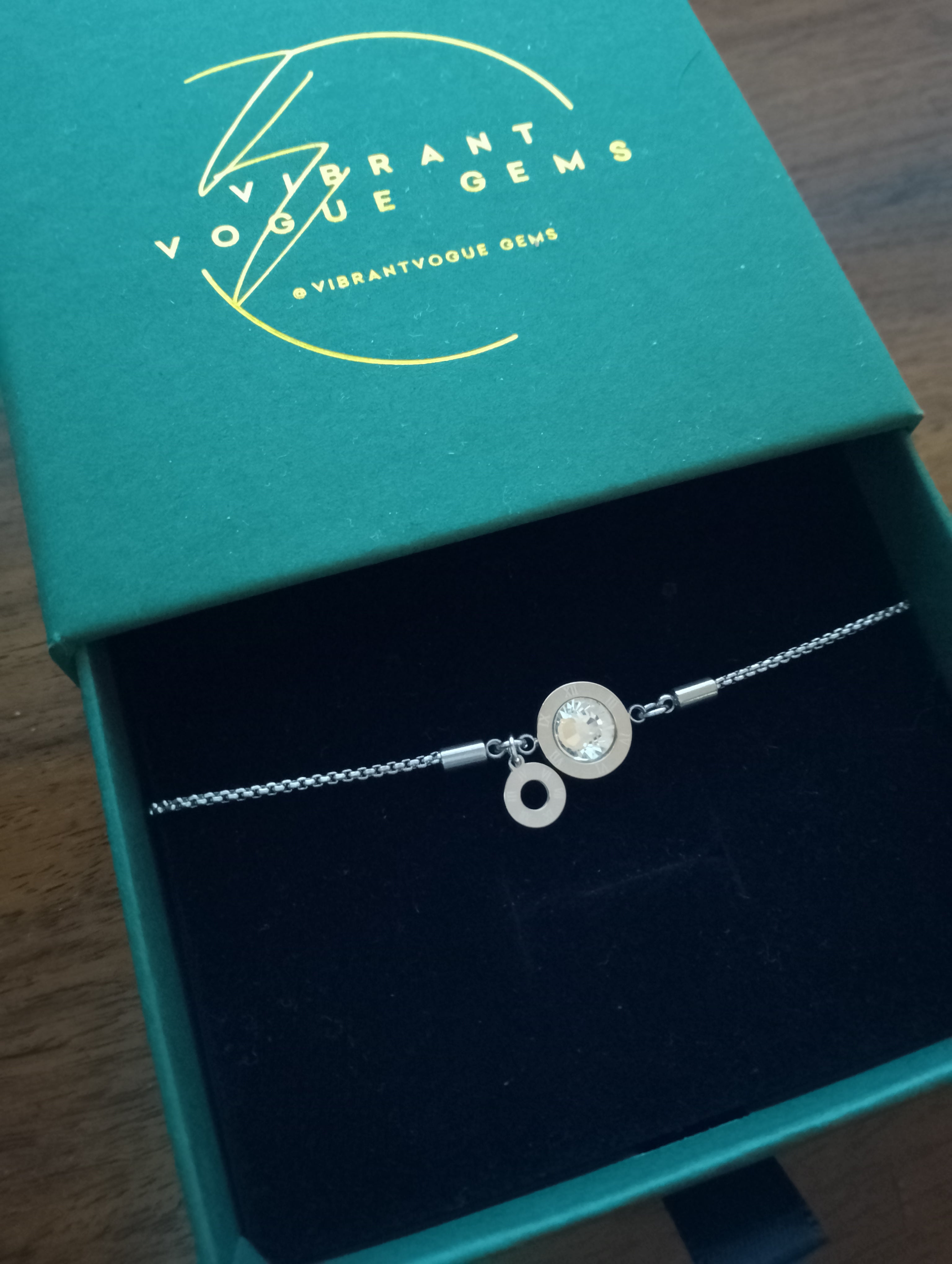 ✨ La Petite Éternité Bracelet by VibrantVogue Gems ✨