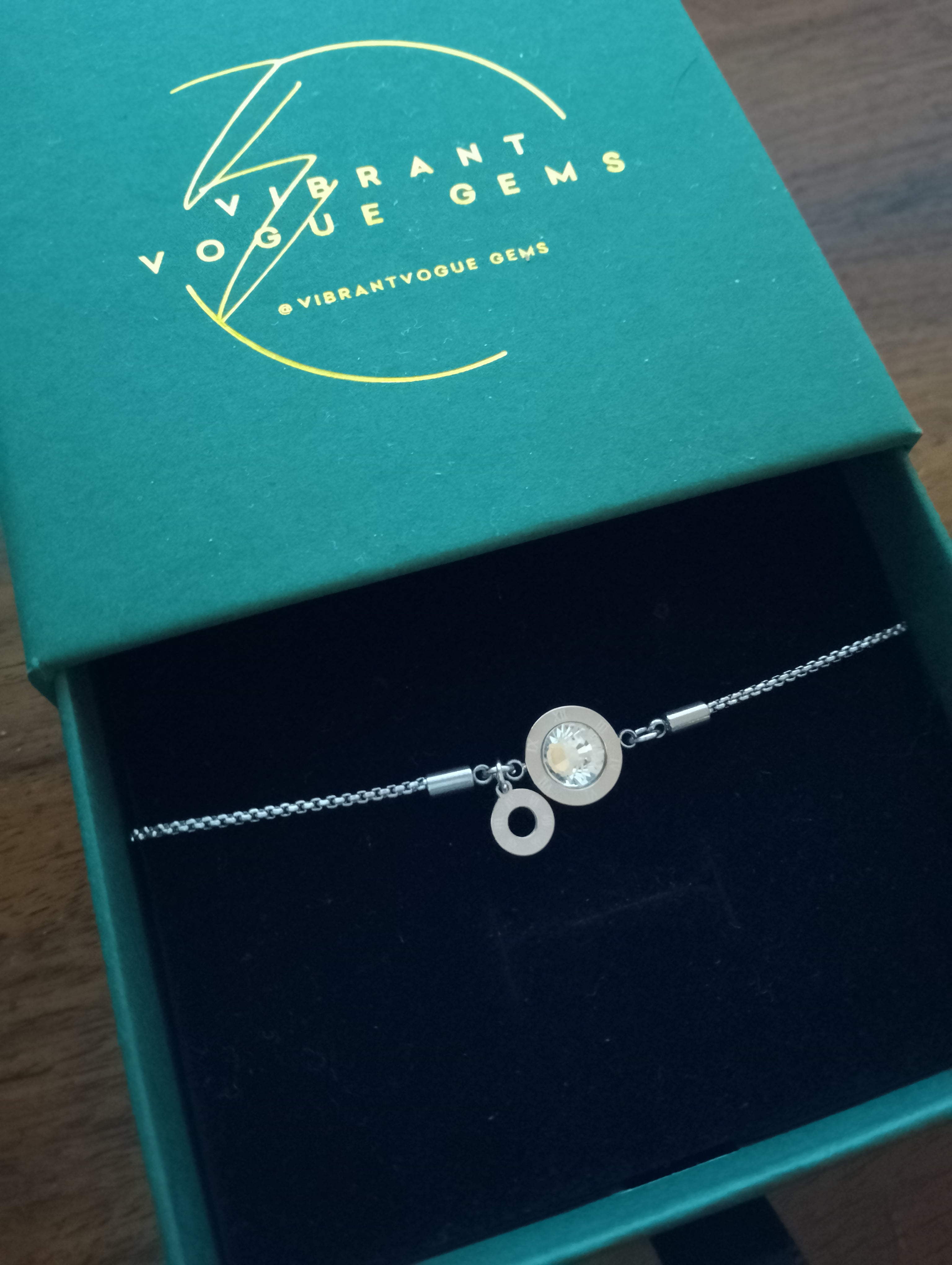 ✨ La Petite Éternité Bracelet by VibrantVogue Gems ✨