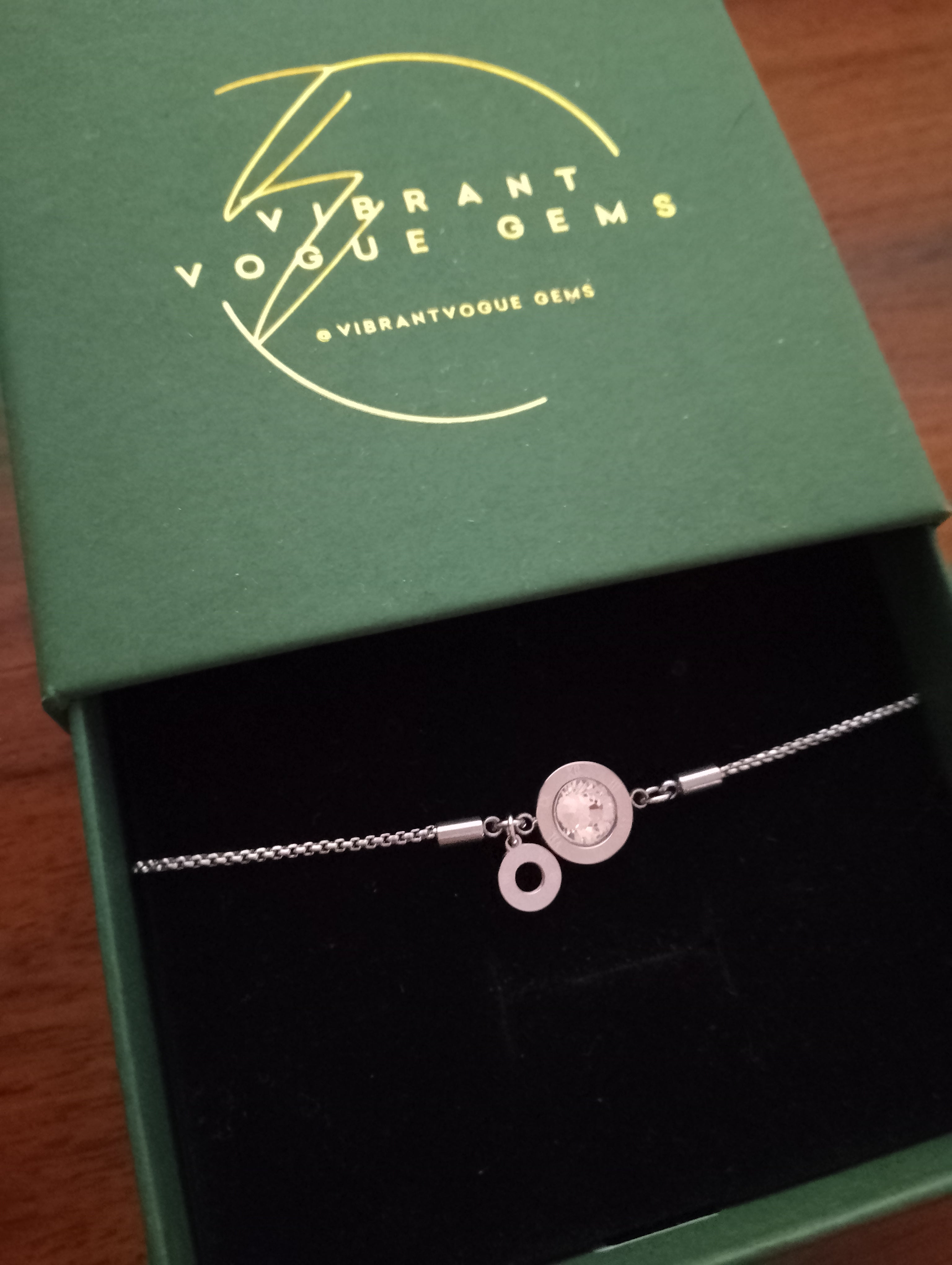 ✨ La Petite Éternité Bracelet by VibrantVogue Gems ✨