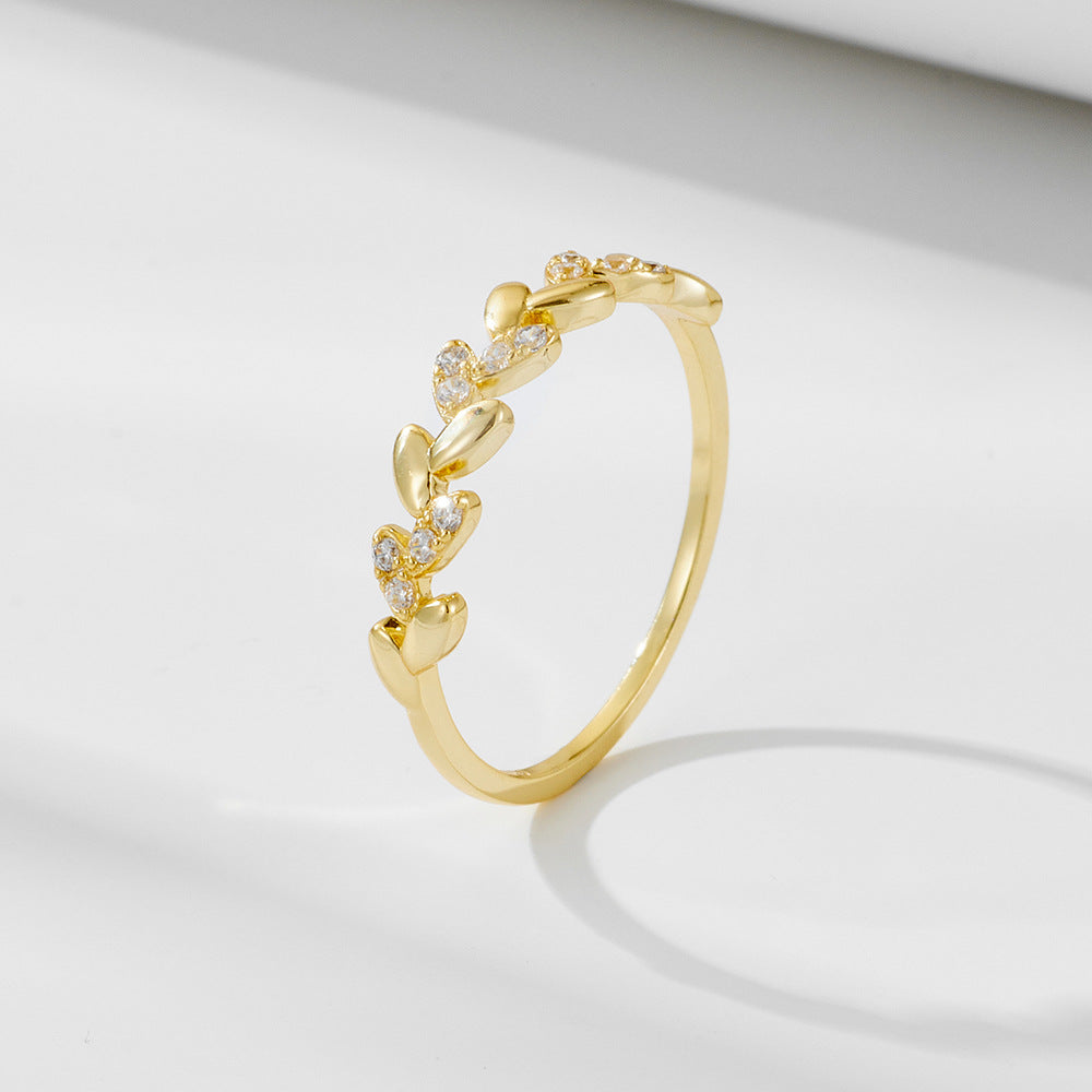 Caesar Leaf Elegance Ring