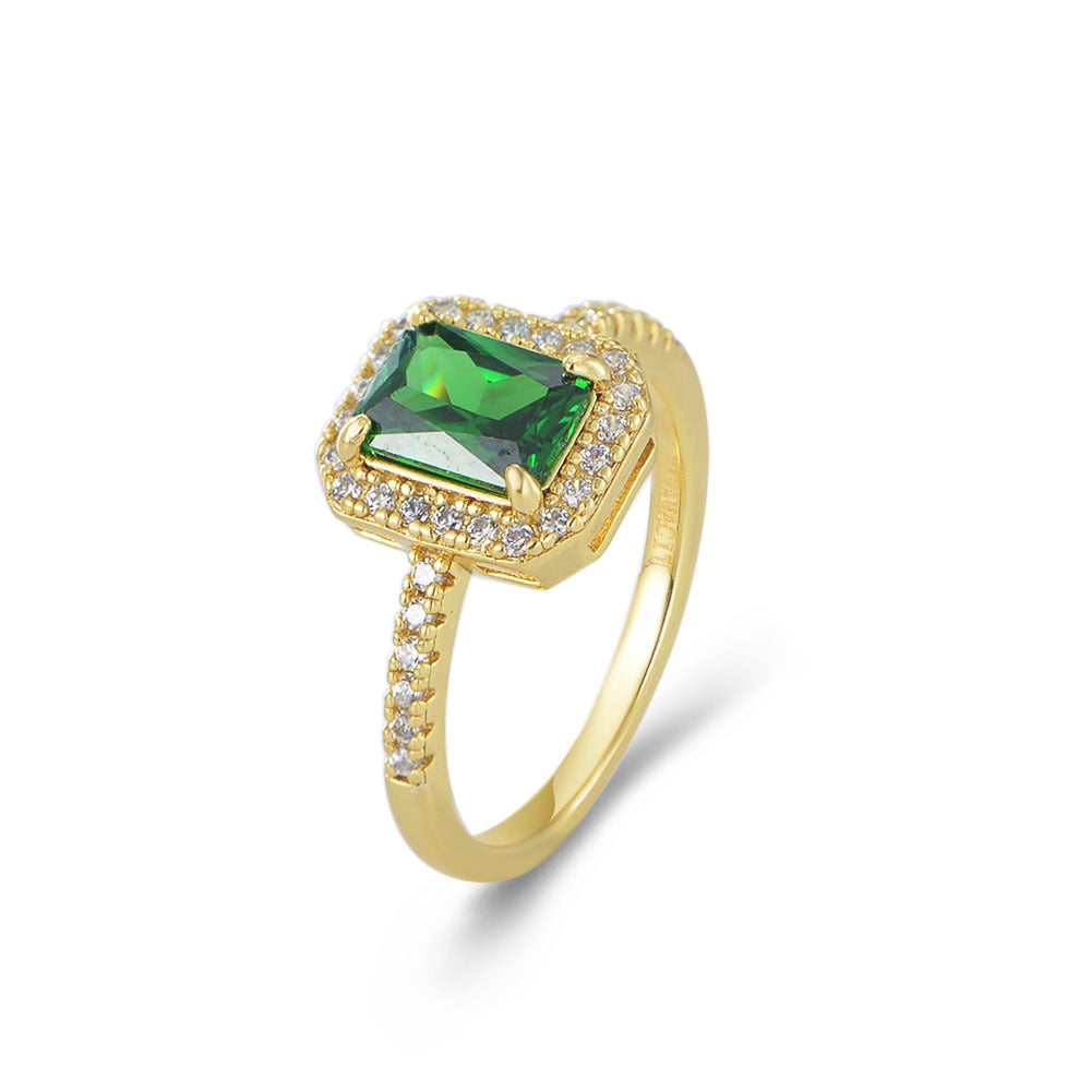 Emerald Majesty Diamond Ring