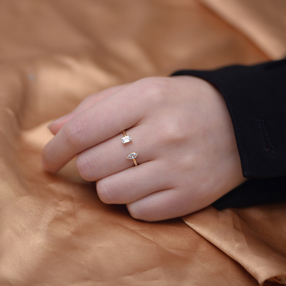 Duet Elegance Open Ring