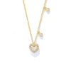 Sparkling Heart Pendant Necklace