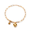 The Aurora Heart Charm Bracelet