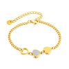 The Stellar Heart Trio Bracelet