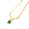 Enchanted Emerald Pendant Necklace