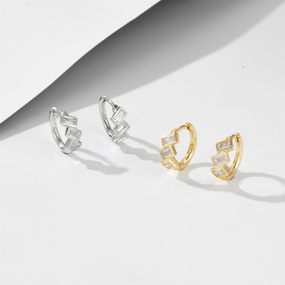 Tri-Cubic Radiance Earrings