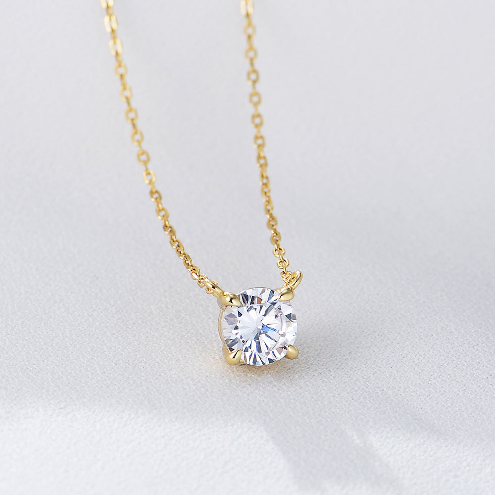 Radiant Solitaire Necklace