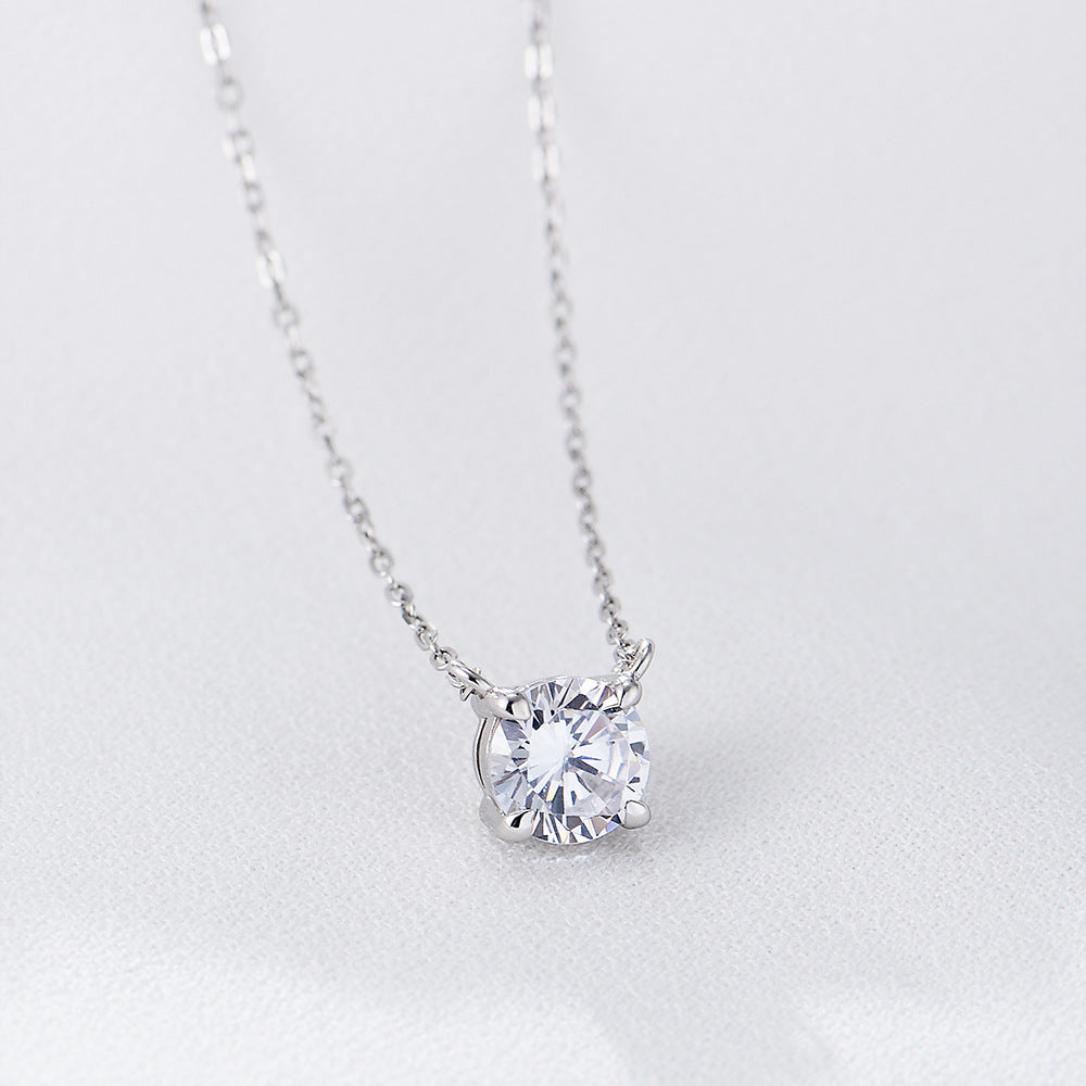Radiant Solitaire Necklace